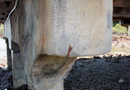Effects of corrosion on unprotected steel reinforcement